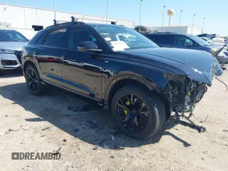 2021 Audi Q8 Premium Plus with VIN WA1EVAF14MD003053, listed as a IAAI auction lot 41854362 with 32,412 mi miles. Bid and sale history available at carsss.com. Image 1.