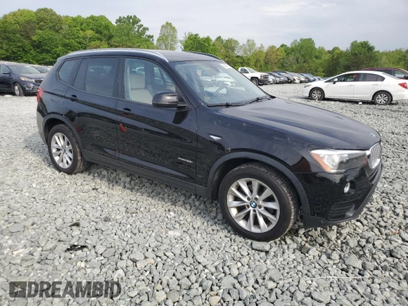 2017 BMW X3 xDrive28i z VIN 5UXWX9C34H0T19721, wystawiony jako Copart lot #54529775 z przebiegiem 90 428 mil mil oraz Szkody całkowita. Historia ofert i sprzedaży dostępna na DreamBid. Obrazek 4.