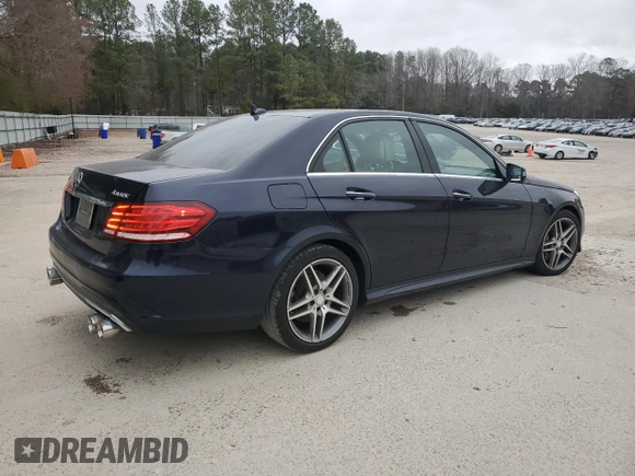 2014 Mercedes-Benz E 550 Sport with VIN WDDHF9BB2EA941669, listed as a Copart auction lot 43350365 with 131,978 mi miles and Salvage Title. Bid and sale history available at DreamBid. Image 3.