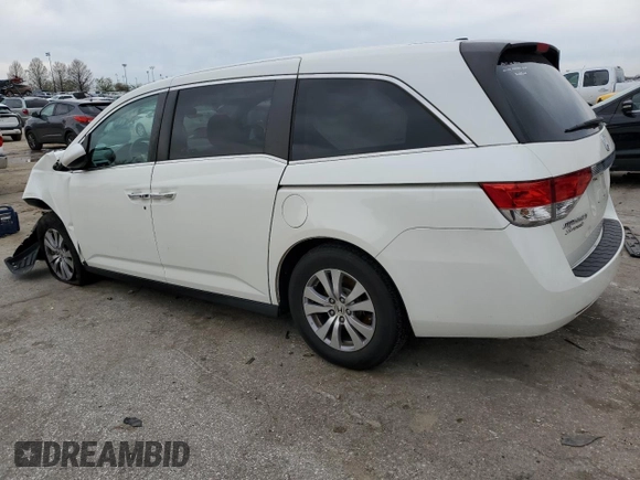 2017 Honda Odyssey SE with VIN 5FNRL5H36HB024018, listed as a Copart auction lot 52437385 with 105,175 mi miles and Salvage Title. Bid and sale history available at carsss.com. Image 2.