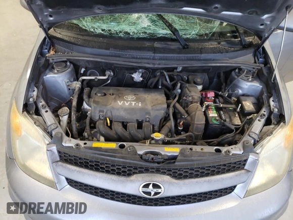 2006 Scion xA with VIN JTKKT624X65014043, listed as a Copart auction lot 58005482 with 187,078 mi miles and Salvage Title. Bid and sale history available at carsss.com. Image 7.