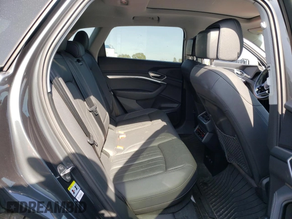 2021 Audi e-tron Premium Plus with VIN WA1LAAGE4MB027773, listed as a Copart auction lot 50399543 with 22,734 mi miles. Bid and sale history available at carsss.com. Image 10.