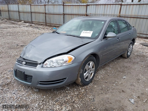 2007 Chevrolet Impala LS with VIN 2G1WB55K779122116, listed as a IAAI auction lot 41585042 with 151,171 mi miles. Bid and sale history available at carsss.com. Image 16.
