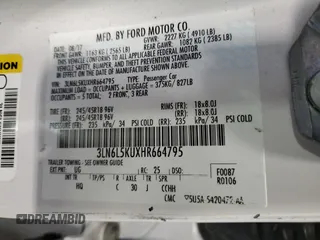 2017 Lincoln MKZ Hybrid Premiere with VIN 3LN6L5KUXHR664795, listed as a Copart auction lot 47325875 with 51,147 mi miles and Salvage Title. Bid and sale history available at carsss.com. Image 14.