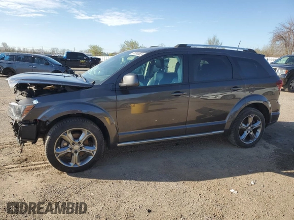 2019 Dodge Journey Crossroad z VIN 3C4PDCGGXKT746288, wystawiony jako Copart lot #53780855 z przebiegiem 106 171 mil mil oraz Szkoda całkowita • Salvage title. Historia ofert i sprzedaży dostępna na DreamBid. Obrazek 1.