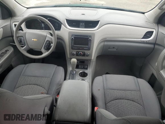 2015 Chevrolet Traverse LS z VIN 1GNKRFED6FJ113457, wystawiony jako Copart lot #74671954 z przebiegiem Nie podano mil oraz Szkoda całkowita • Salvage title. Historia ofert i sprzedaży dostępna na DreamBid. Obrazek 8.