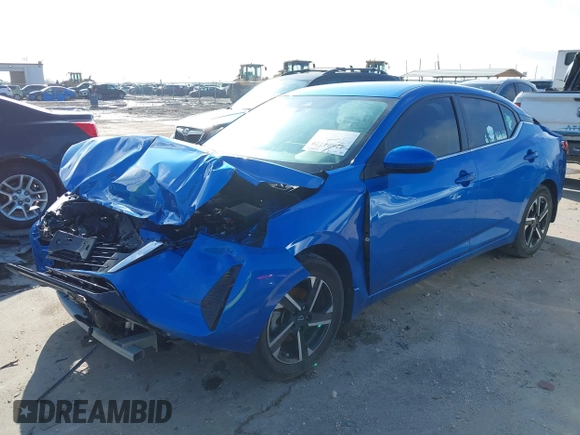 2024 Nissan Sentra SV with VIN 3N1AB8CV4RY272268, listed as a IAAI auction lot 42604720 with 26,422 mi miles and . Bid and sale history available at DreamBid. Image 17.