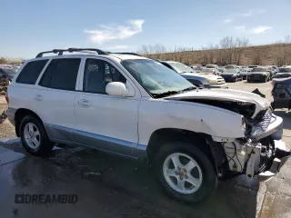 2004 Hyundai Santa Fe GLS with VIN KM8SC13DX4U840575, listed as a Copart auction lot 48711555 with 130,096 mi miles and Salvage Title. Bid and sale history available at DreamBid. Image 4.