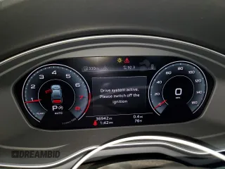 2023 Audi A4 S line Premium Plus with VIN WAUEAAF43PN020319, listed as a Copart auction lot 54389645 with 36,942 mi miles and Clean Title. Bid and sale history available at DreamBid. Image 9.