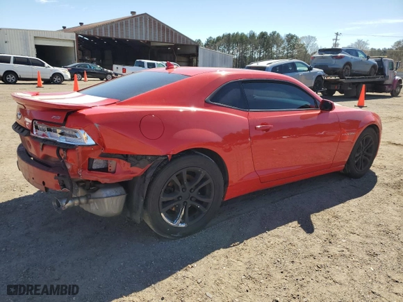 2014 Chevrolet Camaro LT with VIN 2G1FB1E30E9147020, listed as a Copart auction lot 47008845 with NaN miles and Salvage Title. Bid and sale history available at carsss.com. Image 3.
