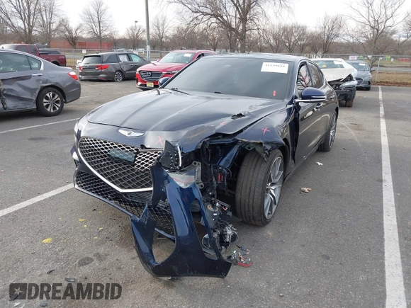 2022 Genesis G70 3.3T z VIN KMTG54TE7NU081644, wystawiony jako IAAI lot #41139818 z przebiegiem 44 953 mil mil oraz . Historia ofert i sprzedaży dostępna na DreamBid. Obrazek 6.