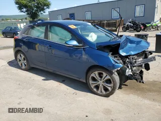 2014 Hyundai Elantra GT with VIN KMHD35LH3EU228450, listed as a Copart auction lot 68091244 with 0 mi miles and Salvage Title. Bid and sale history available at carsss.com. Image 4.