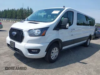 2023 Ford Transit Passenger XL with VIN 1FBAX2Y87PKA89557, listed as a IAAI auction lot 42580341 with 34,151 mi miles and . Bid and sale history available at DreamBid. Image 17.