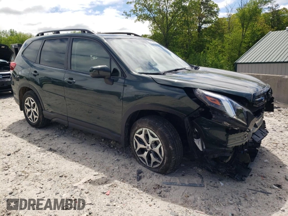 2023 Subaru Forester Premium with VIN JF2SKAEC2PH529099, listed as a Copart auction lot 57414365 with 11,185 mi miles and Salvage title. Bid and sale history available at DreamBid. Image 4.