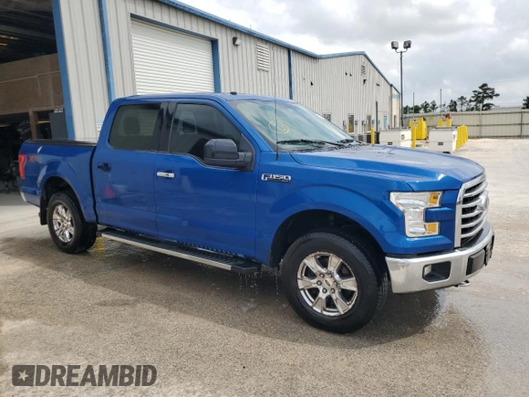 2017 Ford F-150 XL with VIN 1FTEW1EF9HKD13278, listed as a Copart auction lot 52256305 with 258,871 mi miles and Clean Title. Bid and sale history available at DreamBid. Image 4.