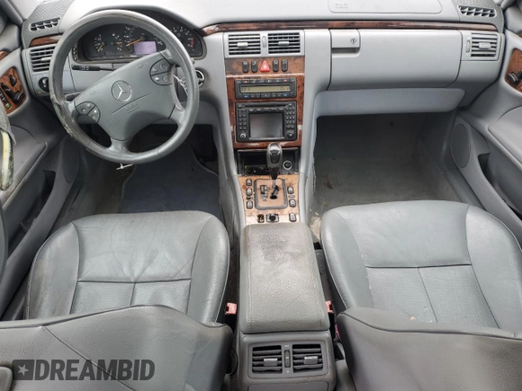 2002 Mercedes-Benz E-Class with VIN WDBJF65J02B446887, listed as a Copart auction lot 44057675 with 252,388 mi miles and Clean Title. Bid and sale history available at carsss.com. Image 8.