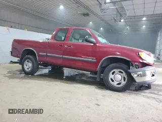 2002 Toyota Tundra SR5 with VIN 5TBRN34132S328311, listed as a Copart auction lot 83613504 with 123,354 mi miles and Salvage Title. Bid and sale history available at DreamBid. Image 4.
