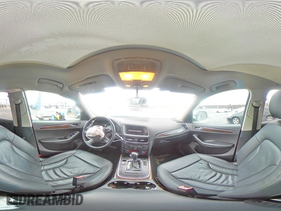 2011 Audi Q5 Premium with VIN WA1CFAFPXBA047825, listed as a Copart auction lot 59582395 with 91,581 mi miles and Salvage title. Bid and sale history available at DreamBid. Image 14.