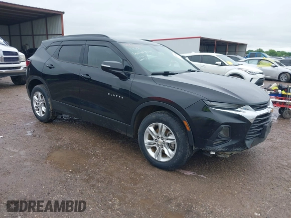 2020 Chevrolet Blazer LT with VIN 3GNKBCRS0LS616603, listed as a IAAI auction lot 42193923 with 117,027 mi miles and . Bid and sale history available at DreamBid. Image 1.