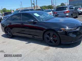 2023 Honda Accord Sport-L with VIN 1HGCY2F71PA067959, listed as a Copart auction lot 60369075 with 27,472 mi miles and Clean title. Bid and sale history available at DreamBid. Image 1.