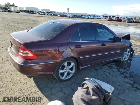 2006 Mercedes-Benz C 230 Sport with VIN WDBRF52H16F781671, listed as a Copart auction lot 50210325 with Not Provided miles and Salvage Title. Bid and sale history available at carsss.com. Image 3.