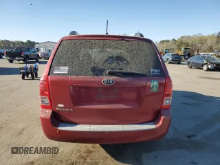 2011 Kia Sedona LX with VIN KNDMG4C73B6369139, listed as a Copart auction lot 52794875 with 176,512 mi miles and Salvage Title. Bid and sale history available at carsss.com. Image 6.