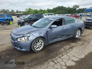 2010 Nissan Maxima SV with VIN 1N4AA5AP8AC865539, listed as a Copart auction lot 55561305 with 83,285 mi miles and Salvage title. Bid and sale history available at DreamBid. Image 1.