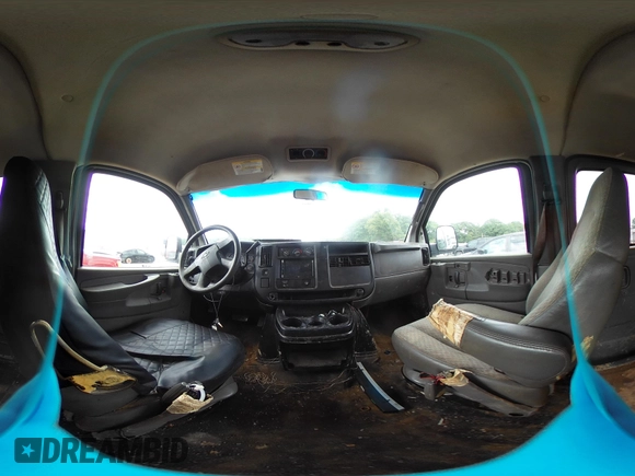 2006 Chevrolet Express Passenger with VIN 1GAHG39U661109144, listed as a IAAI auction lot 42439731 with 163,372 mi miles and . Bid and sale history available at DreamBid. Image 18.