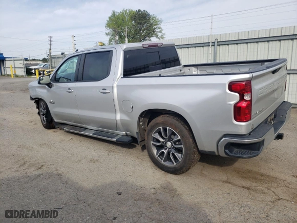 2019 Chevrolet Silverado 1500 LT with VIN 3GCPWCED4KG180608, listed as a Copart auction lot 50889115 with 121,269 mi miles and Salvage Title. Bid and sale history available at carsss.com. Image 2.