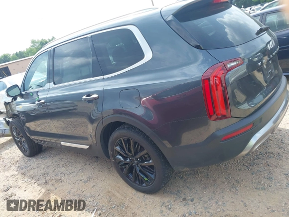 2022 Kia Telluride SX with VIN 5XYP54HC2NG266272, listed as a IAAI auction lot 42499725 with 46,577 mi miles and . Bid and sale history available at DreamBid. Image 14.
