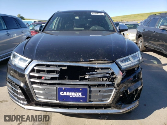 2018 Audi SQ5 Premium Plus with VIN WA1A4AFY0J2007915, listed as a Copart auction lot 61176533 with 53,727 mi miles and . Bid and sale history available at DreamBid. Image 5.