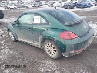 2018 Volkswagen Beetle S with VIN 3VWFD7AT7JM714915, listed as a IAAI auction lot 41416623 with 49,134 mi miles. Bid and sale history available at carsss.com. Image 3.