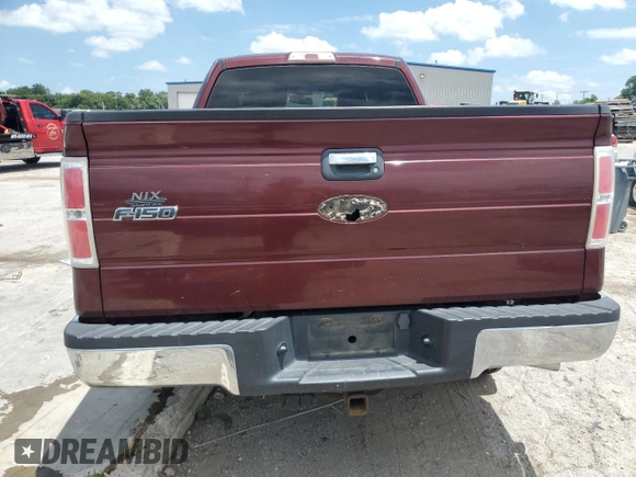 2009 Ford F-150 STX with VIN 1FTRX12869KB38106, listed as a Copart auction lot 62023805 with 66,700 mi miles and Salvage title. Bid and sale history available at DreamBid. Image 6.