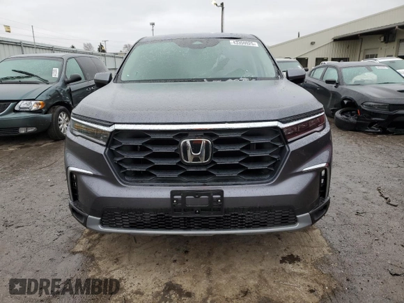 2025 Honda Pilot EX-L z VIN 5FNYG1H44SB040047, wystawiony jako Copart lot #43359925 z przebiegiem 4 896 mil mil oraz Szkoda całkowita • Salvage title. Historia ofert i sprzedaży dostępna na DreamBid. Obrazek 5.