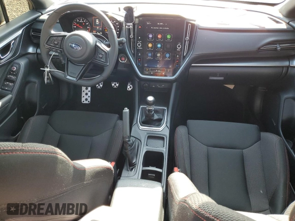 2023 Subaru WRX Premium with VIN JF1VBAF63P9824944, listed as a Copart auction lot 54691835 with 15,811 mi miles and Salvage title. Bid and sale history available at DreamBid. Image 8.