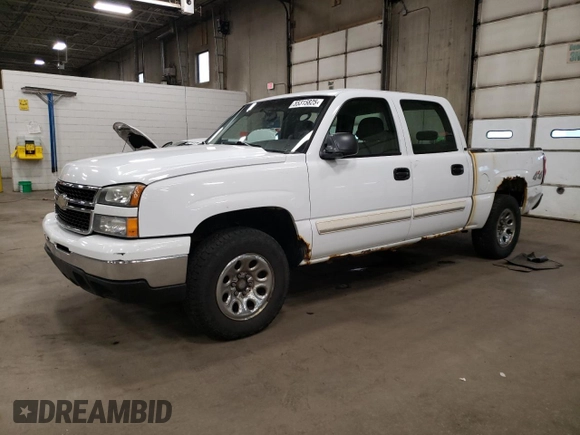 2006 Chevrolet Silverado 1500 LS with VIN 2GCEK13V161324584, listed as a Copart auction lot 55315825 with 107,175 mi miles and Clean Title. Bid and sale history available at DreamBid. Image 1.
