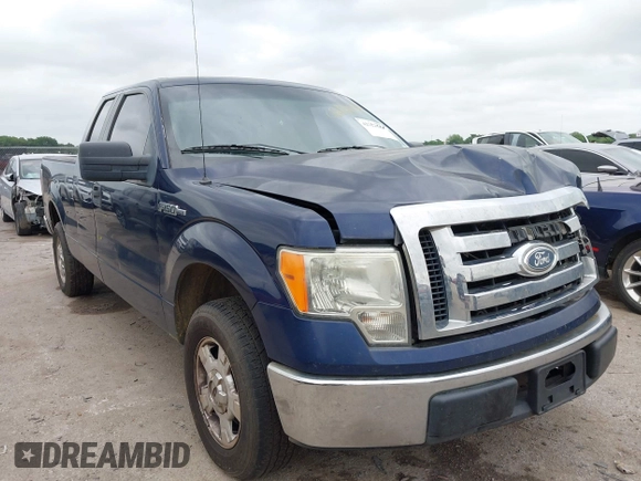 2009 Ford F-150 STX with VIN 1FTRX12889FA97356, listed as a IAAI auction lot 42121444 with 166,010 mi miles and . Bid and sale history available at DreamBid. Image 1.