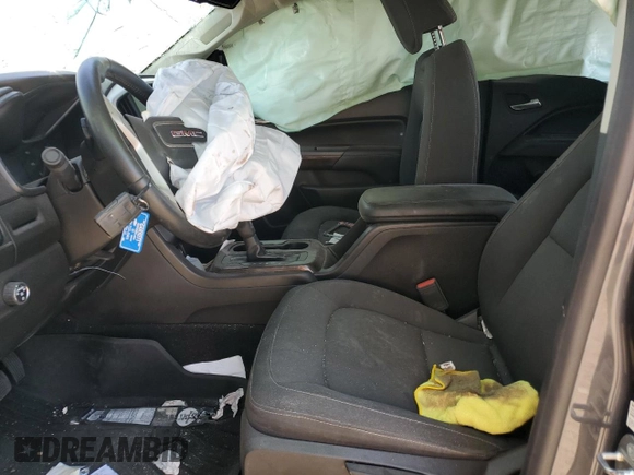 2017 GMC Canyon 2WD SLE with VIN 1GTG5CEN2H1270455, listed as a Copart auction lot 74399904 with 0 mi miles and Salvage Title. Bid and sale history available at carsss.com. Image 7.