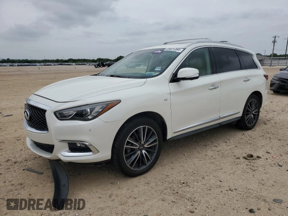 2019 Infiniti QX60 Luxe with VIN 5N1DL0MN6KC520120, listed as a Copart auction lot 55021395 with 248,464 mi miles and Clean Title. Bid and sale history available at DreamBid. Image 1.
