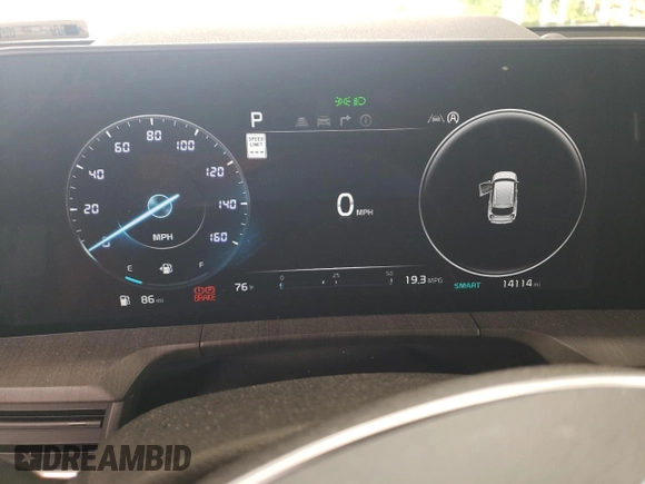 2024 Kia Telluride SX Prestige X-Pro with VIN 5XYP5DGC8RG431636, listed as a Copart auction lot 55682855 with 14,114 mi miles and Salvage title. Bid and sale history available at DreamBid. Image 9.