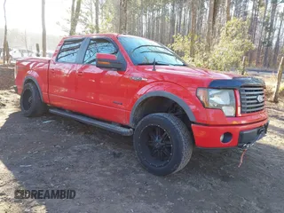 2011 Ford F-150 XLT with VIN 1FTFW1ET3BFC08634, listed as a IAAI auction lot 41452275 with 219,800 mi miles. Bid and sale history available at carsss.com. Image 1.