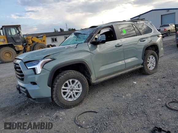 2024 Toyota Sequoia SR5 with VIN 7SVAAABA3RX039513, listed as a Copart auction lot 71787224 with 6,023 mi miles and Salvage Title. Bid and sale history available at carsss.com. Image 1.