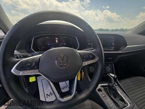 2024 Volkswagen Jetta S with VIN 3VW5M7BU6RM050864, listed as a IAAI auction lot 42854244 with 23,681 mi miles and . Bid and sale history available at DreamBid. Image 4.
