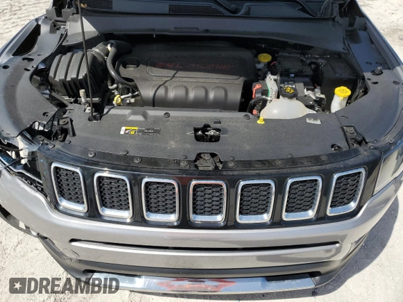 2018 Jeep Compass Limited with VIN 3C4NJCCB3JT461201, listed as a Copart auction lot 52573075 with 41,242 mi miles and Salvage Title. Bid and sale history available at carsss.com. Image 12.