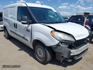 2017 Ram ProMaster City Cargo Van Tradesman with VIN ZFBERFAB5H6E03114, listed as a IAAI auction lot 41968988 with 125,998 mi miles. Bid and sale history available at carsss.com. Image 1.