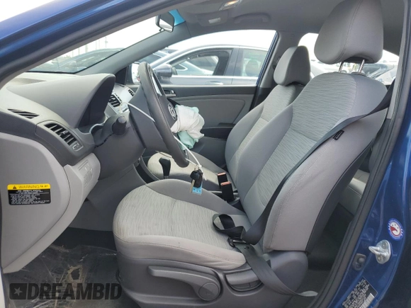 2017 Hyundai Accent SE with VIN KMHCT4AE6HU217204, listed as a Copart auction lot 62263483 with 76,428 mi miles. Bid and sale history available at carsss.com. Image 7.