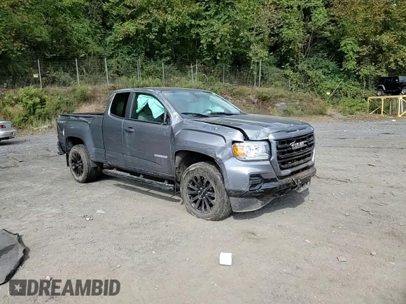 2021 GMC Canyon 4WD Elevation Standard with VIN 1GTH6BEN7M1212279, listed as a Copart auction lot 74376114 with 14,147 mi miles and Salvage Title. Bid and sale history available at carsss.com. Image 11.