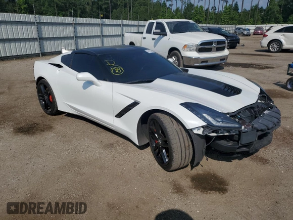 2015 Chevrolet Corvette Z51 1LT with VIN 1G1YG2D70F5117499, listed as a Copart auction lot 56125314 with 61,538 mi miles and Clean Title. Bid and sale history available at carsss.com. Image 4.