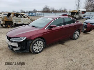 2016 Chrysler 200 LX with VIN 1C3CCCFB6GN196980, listed as a Copart auction lot 50493115 with 144,795 mi miles and Clean Title. Bid and sale history available at carsss.com. Image 1.