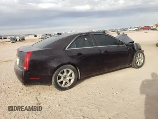 2009 Cadillac CTS RWD w/1SA with VIN 1G6DF577790144032, listed as a Copart auction lot 86956254 with 0 mi miles and Salvage Title. Bid and sale history available at carsss.com. Image 3.